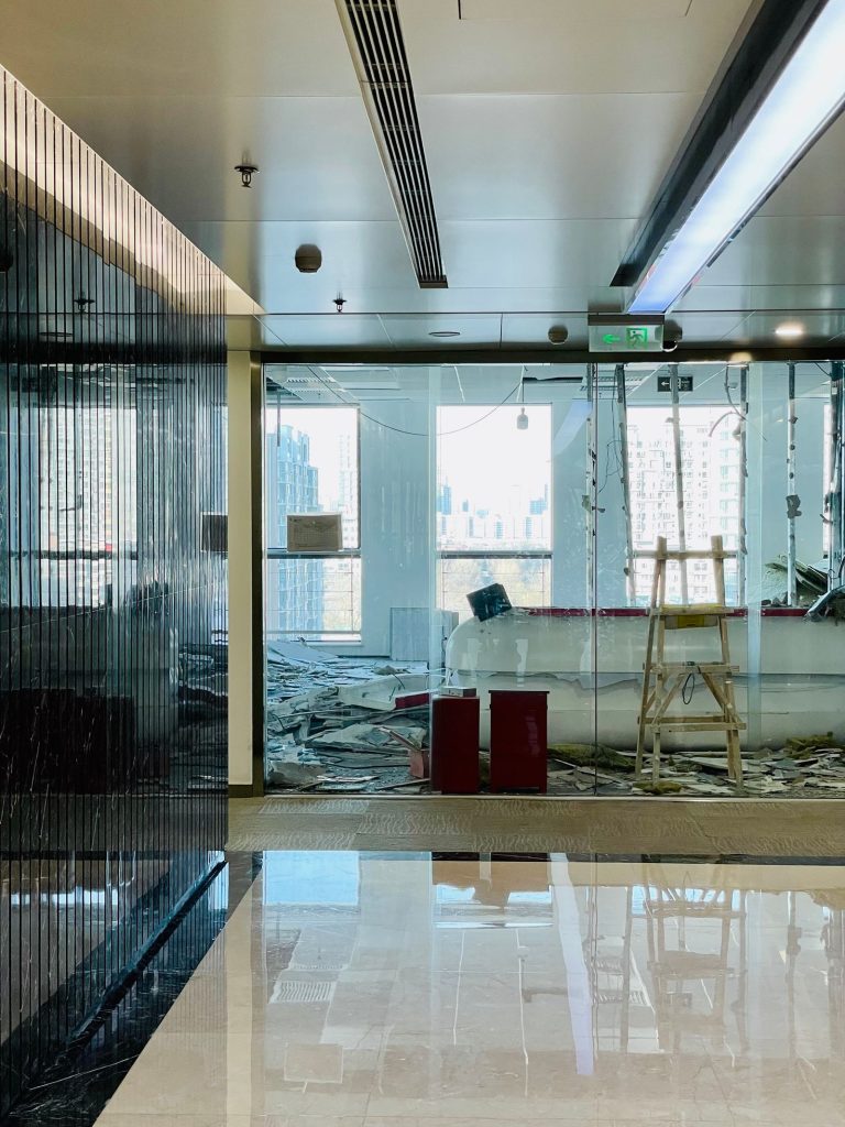 Phoenix office HVAC design in an open workspace
