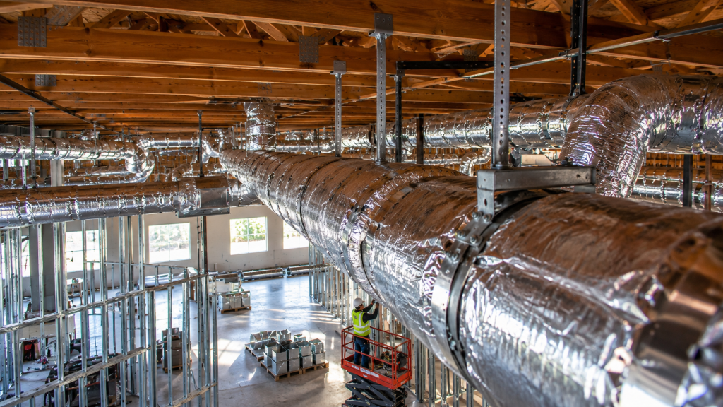 Austin restaurant HVAC ductwork installation