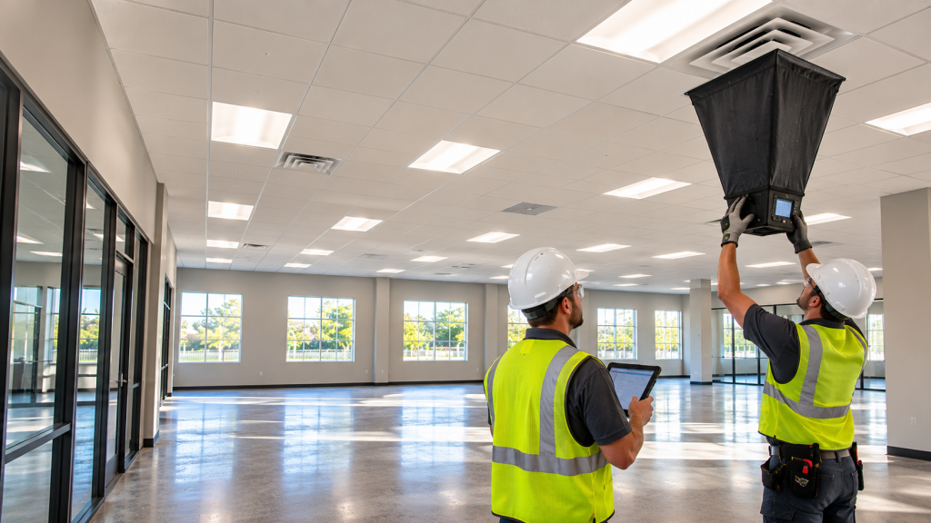 Seattle commercial ventilation airflow testing